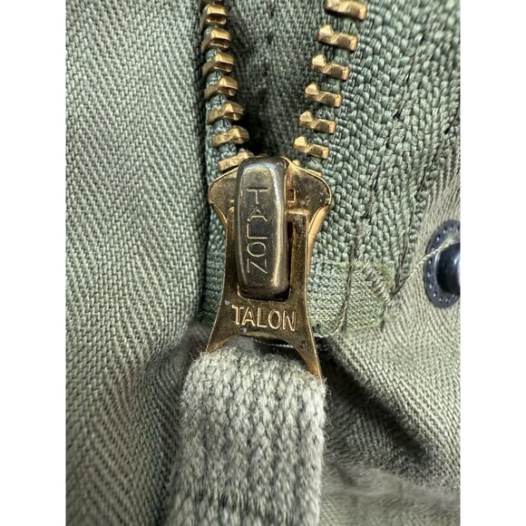 Polo Ralph Lauren Mens M65 Military Field Jacket Size Medium Talon Zipper Green - Picture 7 of 15